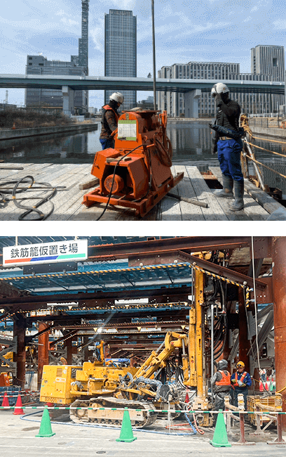 地盤改良工事の仕事について